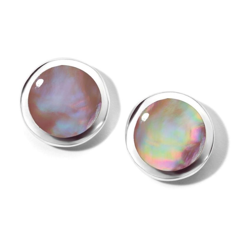 IPPOLITA Rock Candy Pink Shell Studs