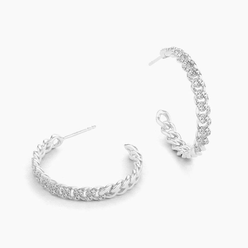 ELLA STEIN Close Knit Hoop Earring