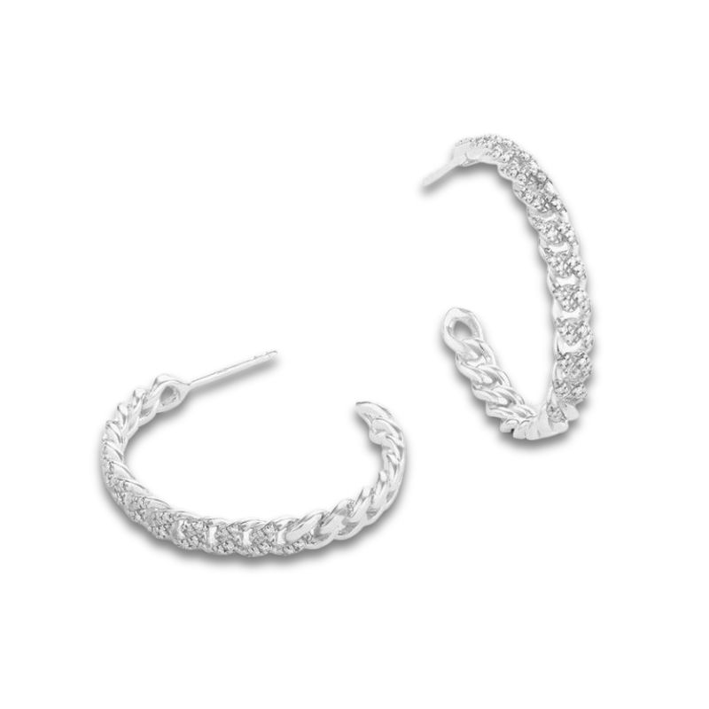 ELLA STEIN Close Knit Hoop Earring