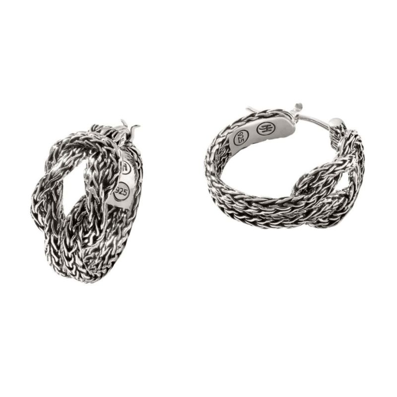 JOHN HARDY Love Knot Hoops