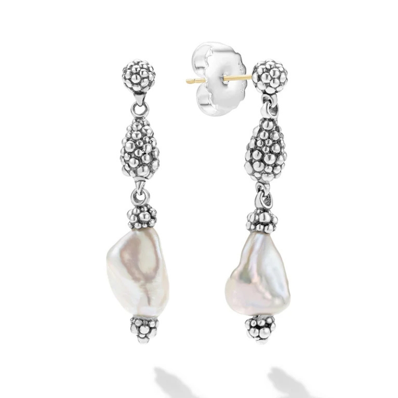 LAGOS Keshi Pearl Drop Earrings