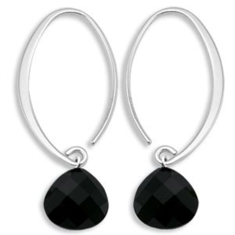 CARLA Onyx Sweep Earrings