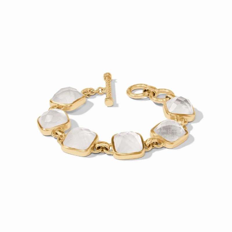 Catalina Stone Bracelet w/ Iridescent Clear Crystal