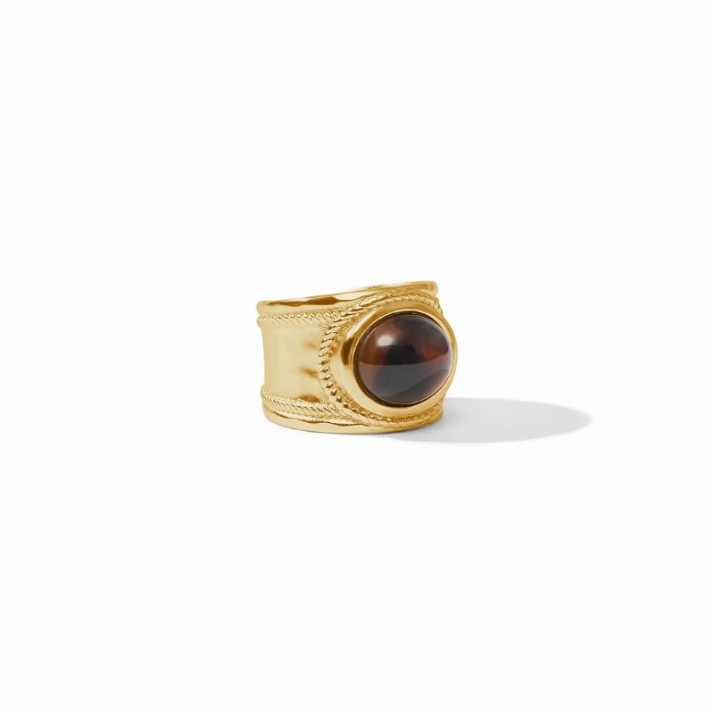 JULIE VOS Madison Tortoiseshell Ring