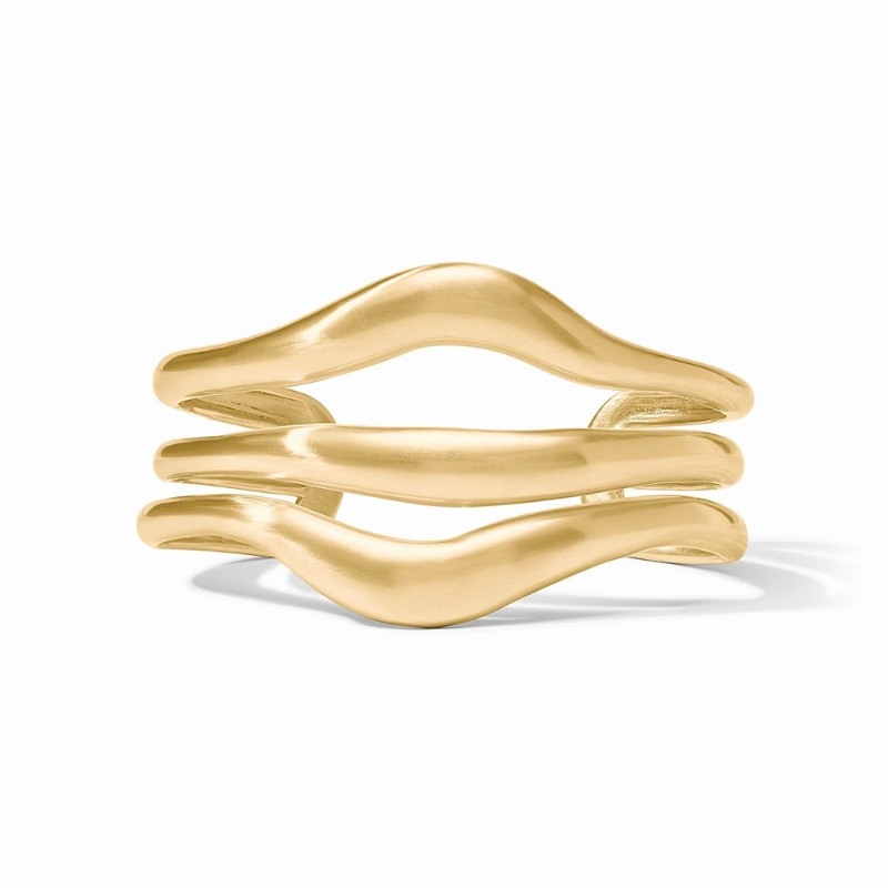 JULIE VOS Wave Cuff Bracelet