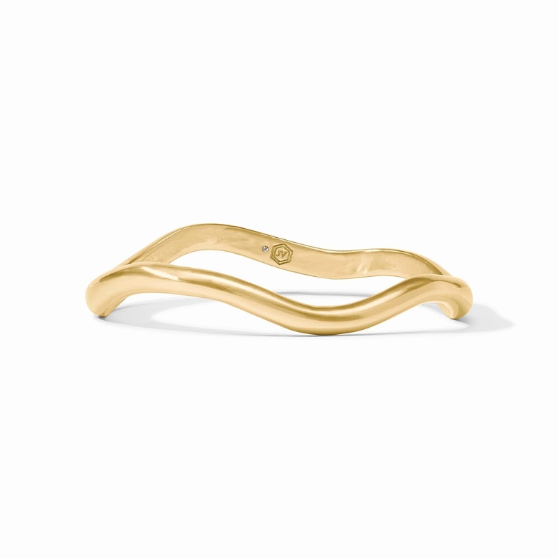 JULIE VOS Wave Bangle Bracelet