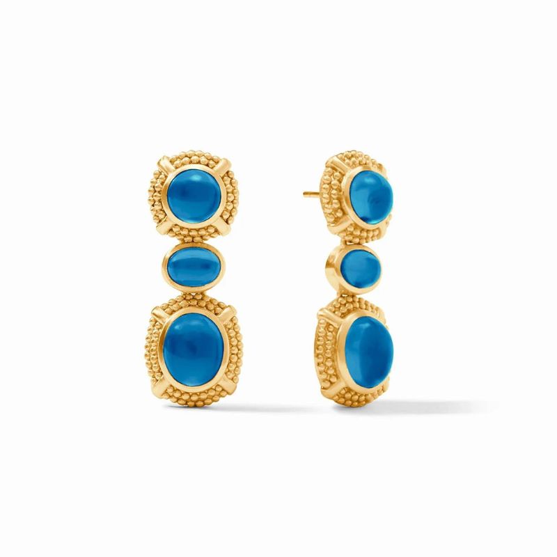 JULIE VOS Cabochon Statement Earrings