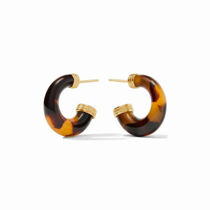 JULIE VOS Madison Tortoiseshell Hoops