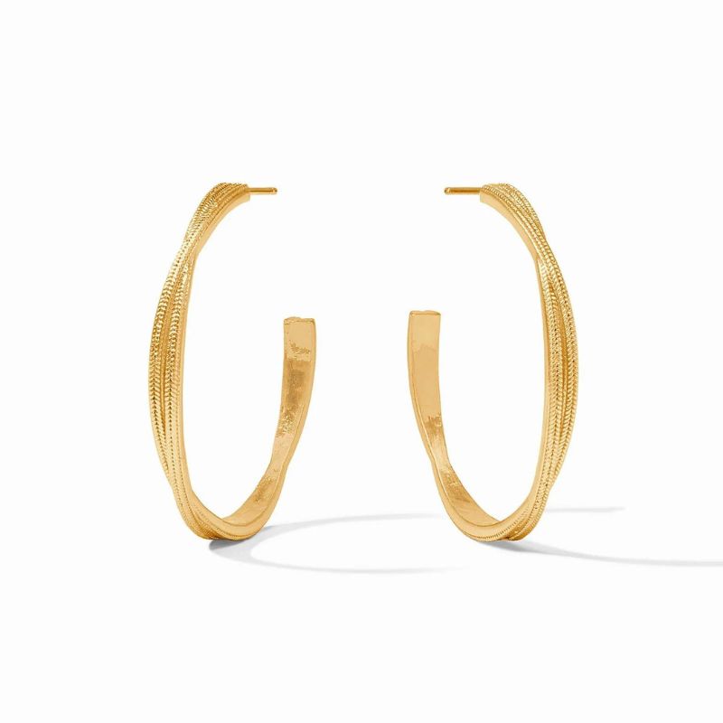 JULIE VOS Cheval Twist Hoops