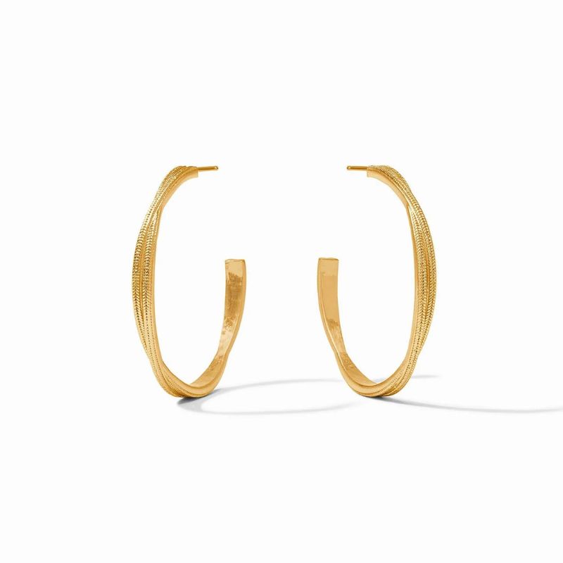 JULIE VOS Cheval Twist Hoops