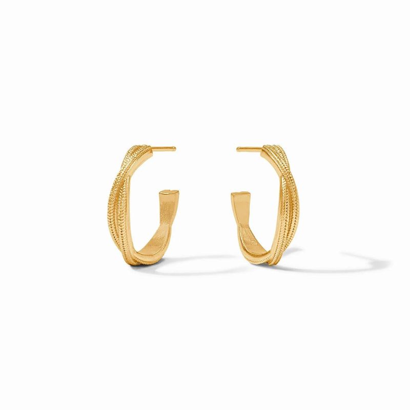 Julie Vos Cheval Twist Hoop Earrings