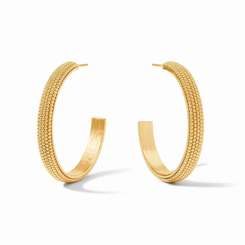 JULIE VOS Beaded Eternity Hoops