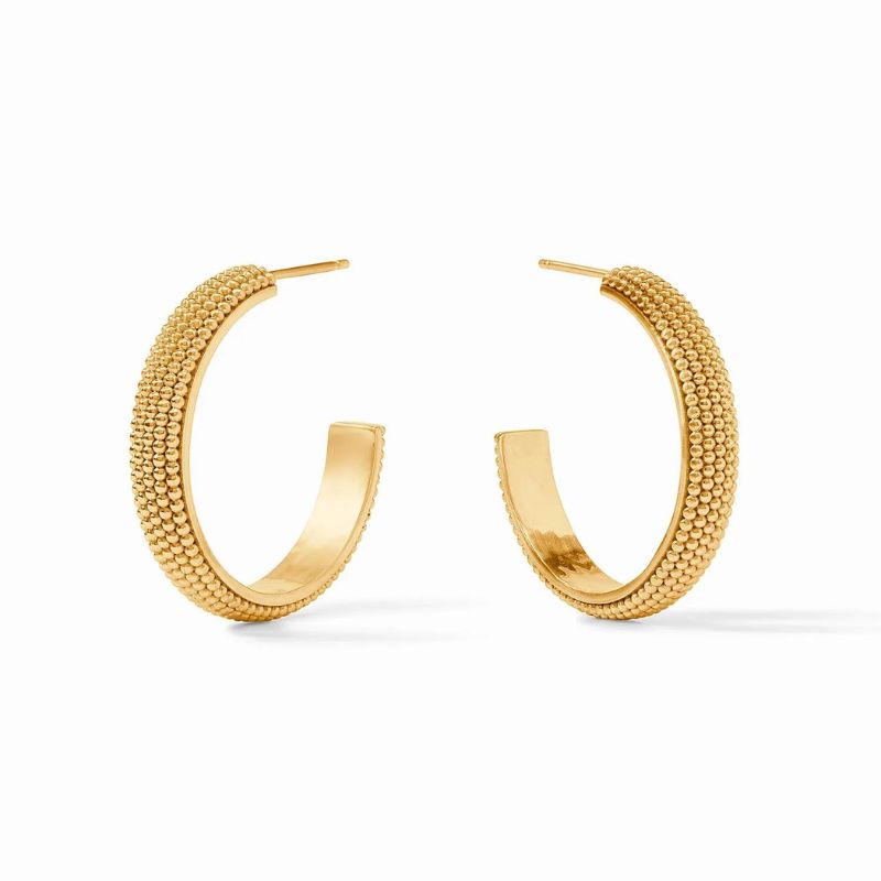 JULIE VOS Beaded Eternity Hoops