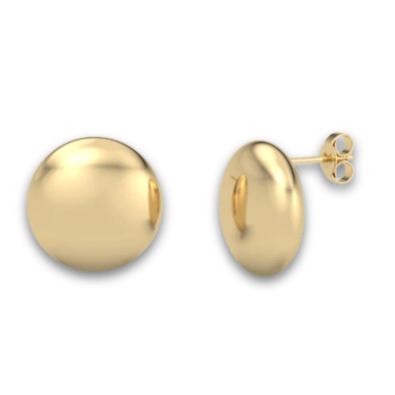 YGP Medium Sphere Stud Earring Plain