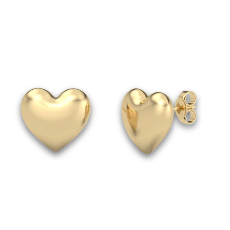 ELLA STEIN Heart Stud Earrings