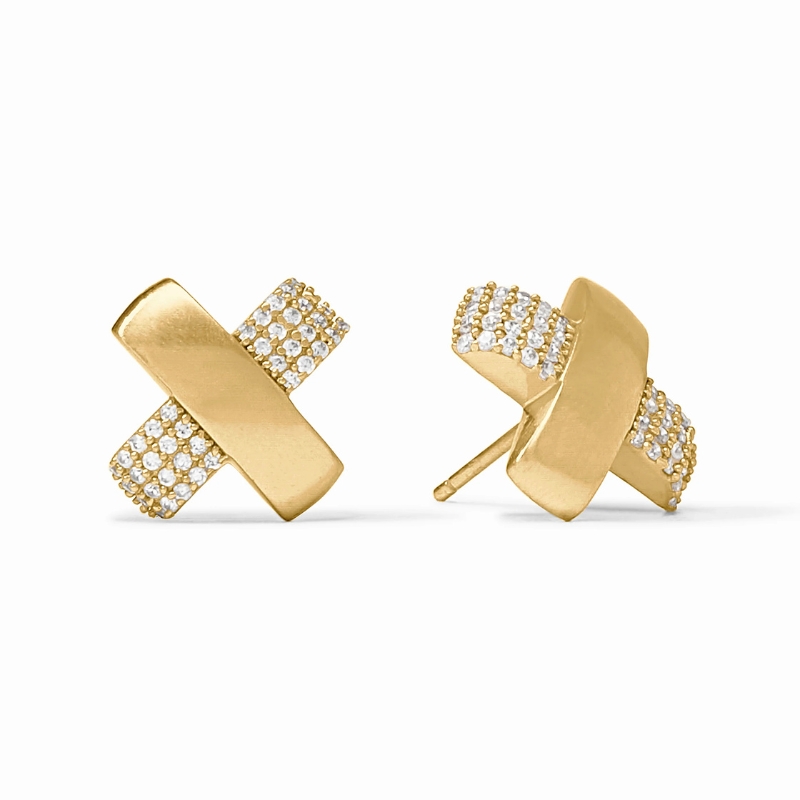 JULIE VOS Catalina X Stud Earrings