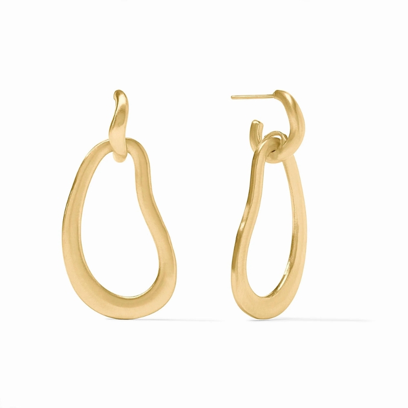 JULIE VOS Wave Doorknocker Earrings