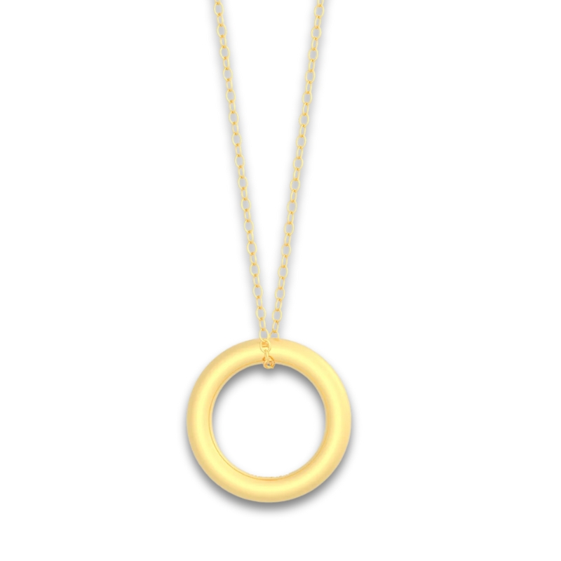 YGP Whole Circle Pendant Necklace Plain