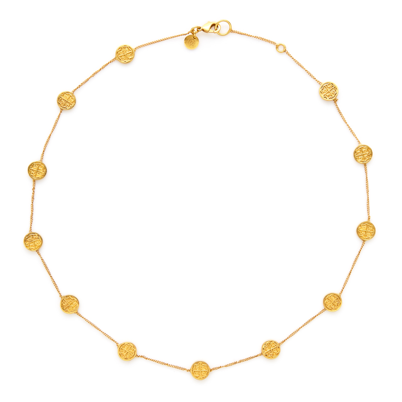 JULIE VOS Valencia Delicate Station Necklace