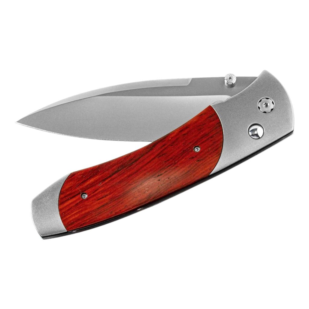 WILLIAM HENRY Stainless Steel and Cocobolo Wood Pocketknife