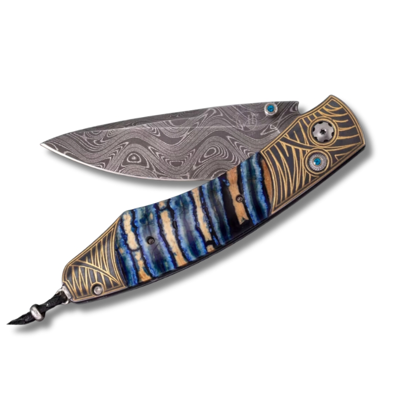 WILLIAM HENRY Blue Savanna Pocket Knife