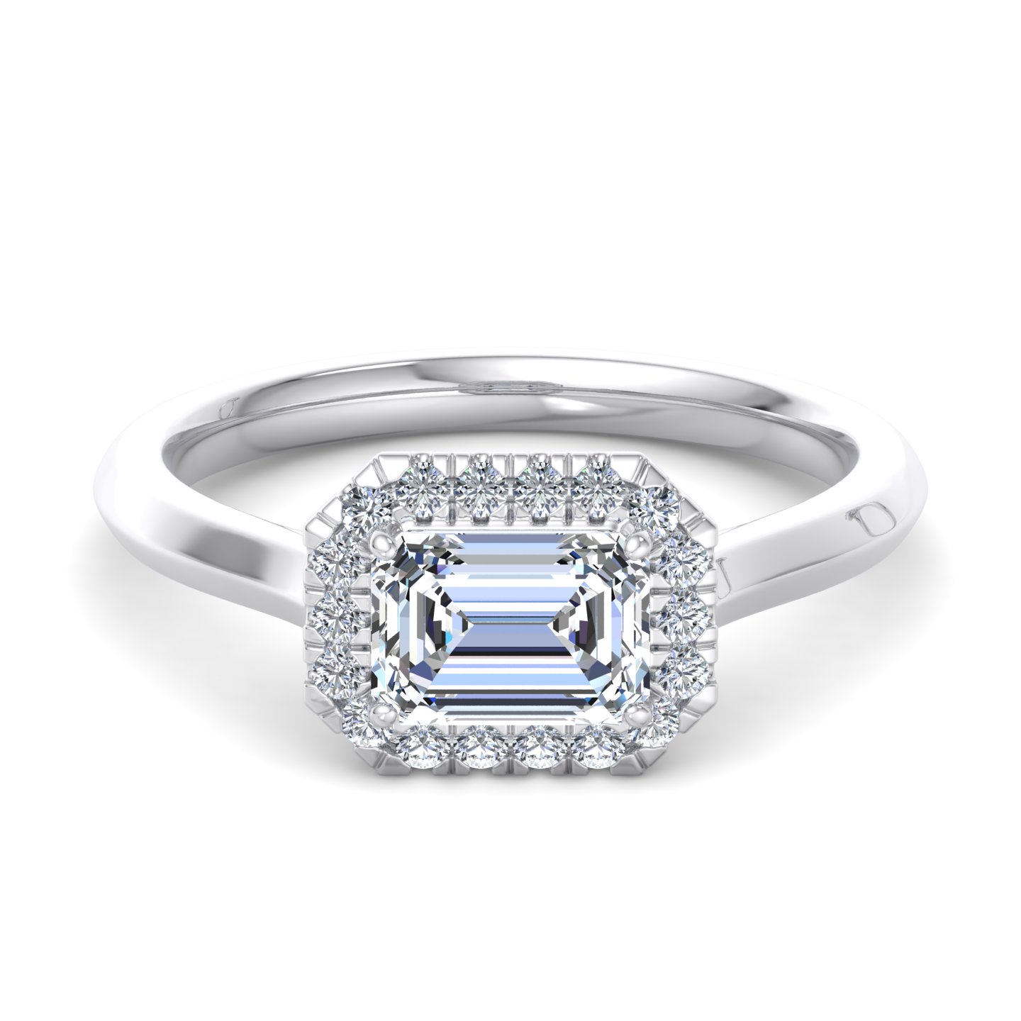 Thin Solitaire Engagement Rings Tapered – Bella's Fine Jewelers