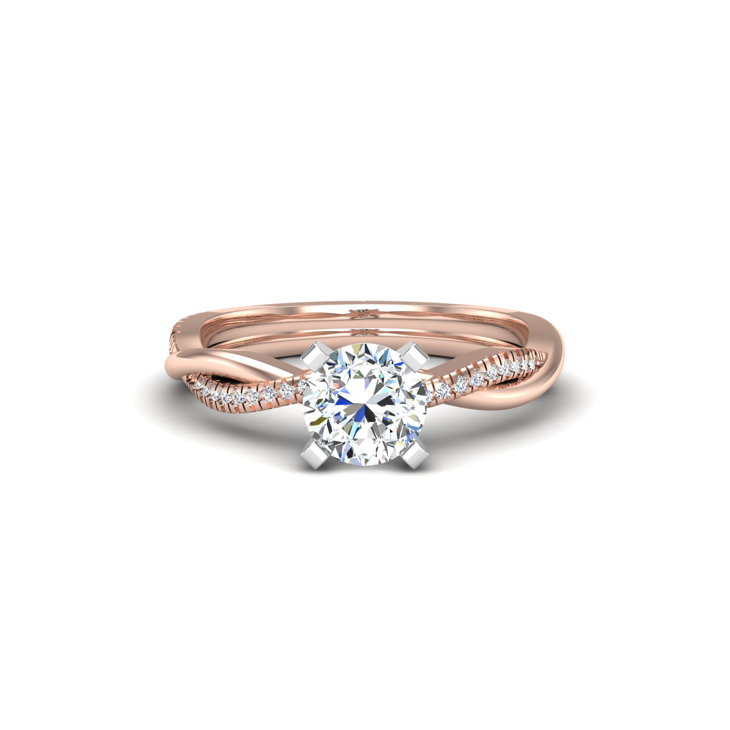 Sophia Diamond Engagement Ring (2.5 Carat) -14k White Gold