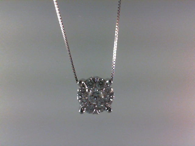 Round Diamond Pendant