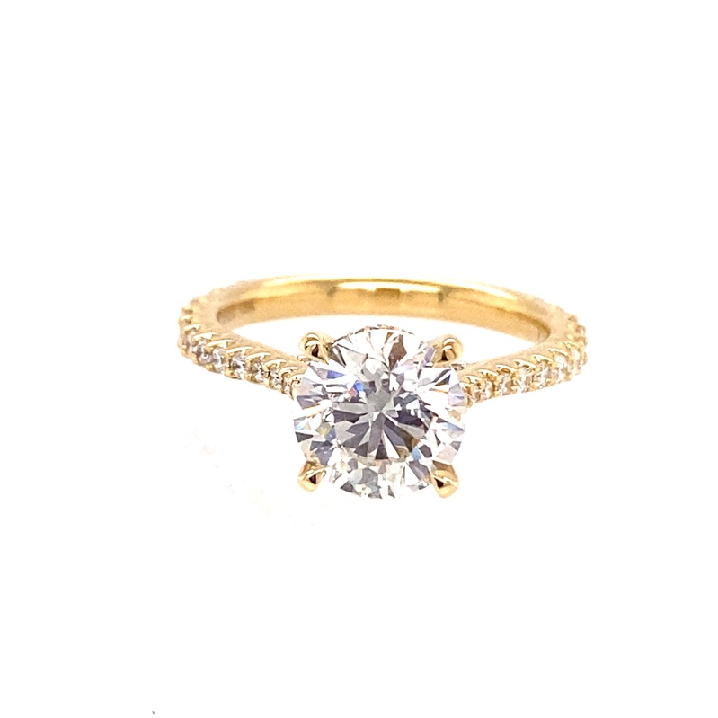 Buy 18 KT Yellow Gold Organic Whirl Diamond Finger Ring at Best Price