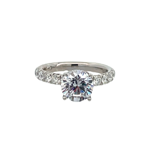 Round Engagement Ring Setting