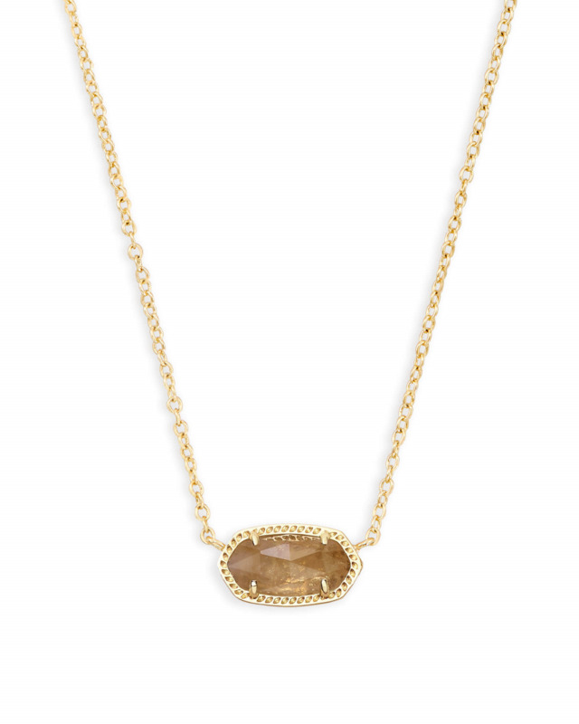 KENDRA SCOTT ELISA COLLECTION 14K YELLOW GOLD PLATED BRASS 17