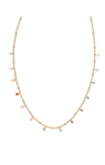 KENDRA SCOTT GOLD PLATE CAMRY NECKLACE WTIH PASTEL MIX