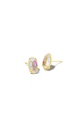 KENDRA SCOTT GOLD PLATED GRAYSON EARRINGS WITH DICHROIC GLASS