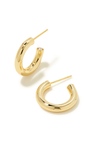 KENDRA SCOTT GOLD PLATED COLETTE SMALL HOOP EARRINGS