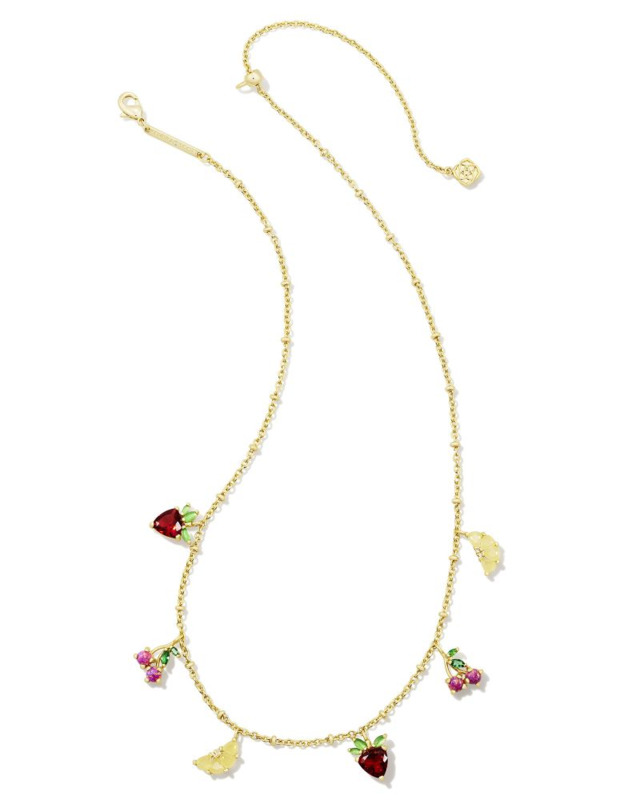 KENDRA SCOTT LIMITED EDITION FRUIT COLLECTION 14K YELLOW GOLD PLATED BRASS 19