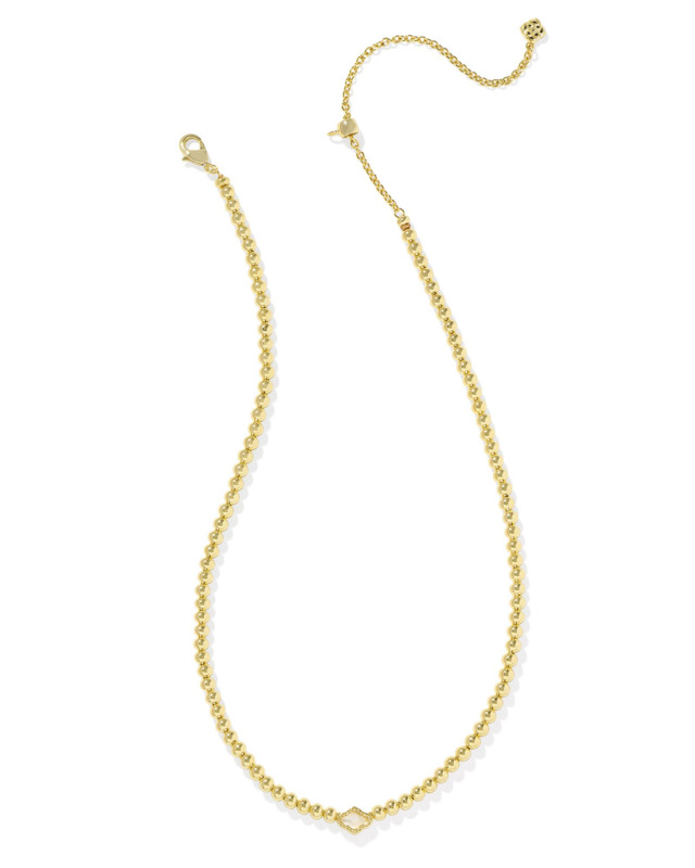 KENDRA SCOTT ABBIE COLLECTION 14K YELLOW GOLD PLATED BRASS 13.5