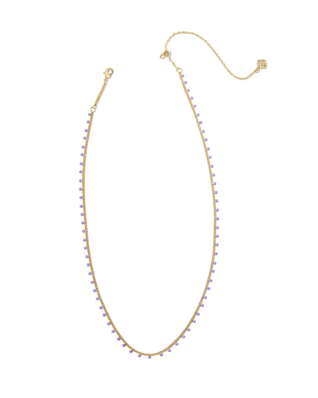 KENDRA SCOTT KELSEY COLLECTION 14K YELLOW GOLD PLATED BRASS 19