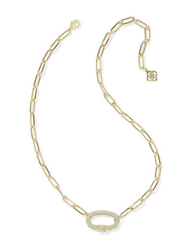 KENDRA SCOTT EMERY COLLECTION 14K YELLOW GOLD PLATED BRASS 17