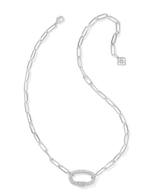 KENDRA SCOTT EMERY COLLECTION RHODIUM PLATED BRASS 17