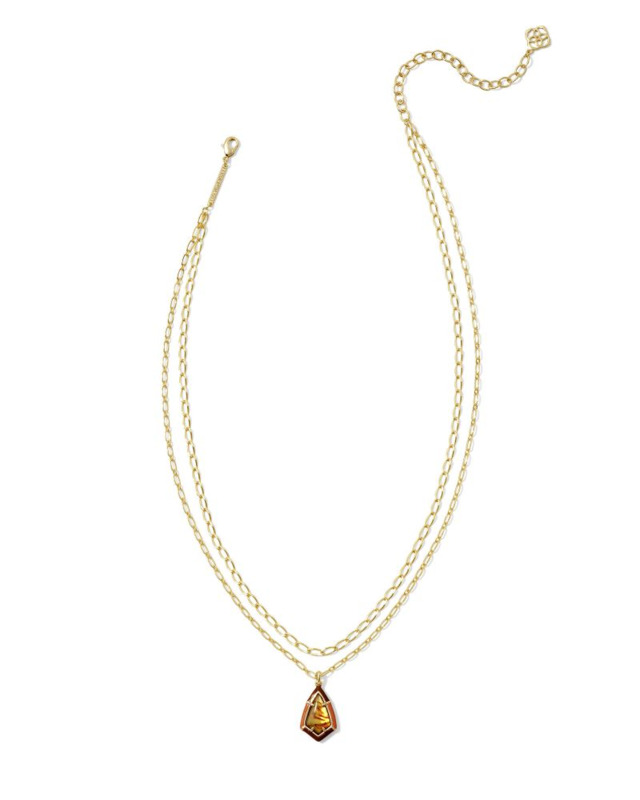 KENDRA SCOTT CAMRY COLLECTION 14K YELLOW GOLD PLATED BRASS 17