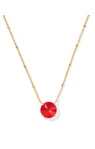 KENDRA SCOTT JOLIE COLLECTION GOLD PLATED NECKLACE WITH RED ILLUSION