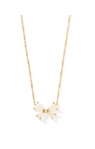 KENDRA SCOTT GOLD PLATED BLAIR COLLECTION SMALL BOW NECKLACE WITH IRIDESCENT DRUSY 19