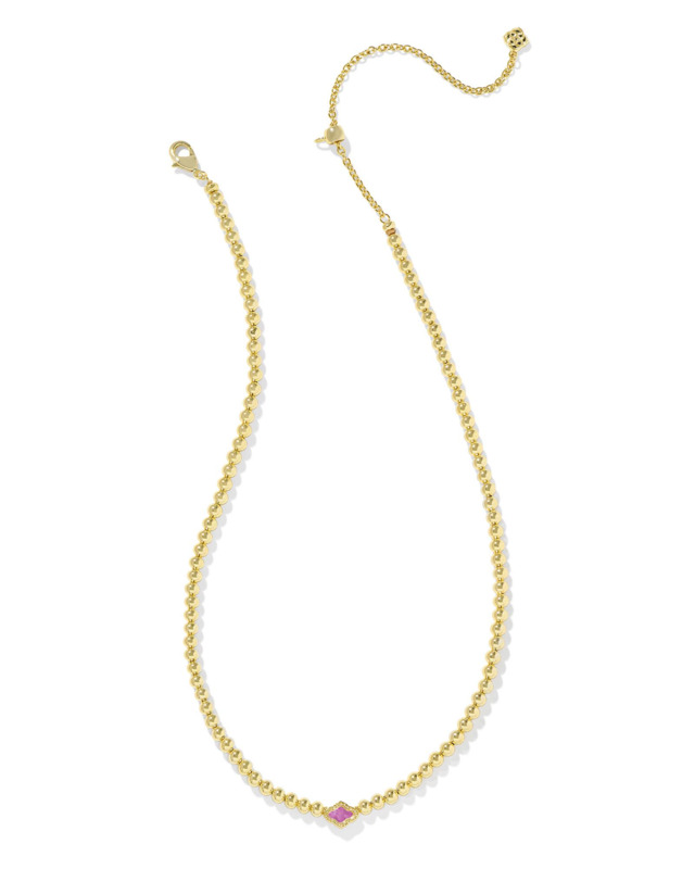 KENDRA SCOTT ABBIE COLLECTION 14K YELLOW GOLD PLATED BRASS 13.5