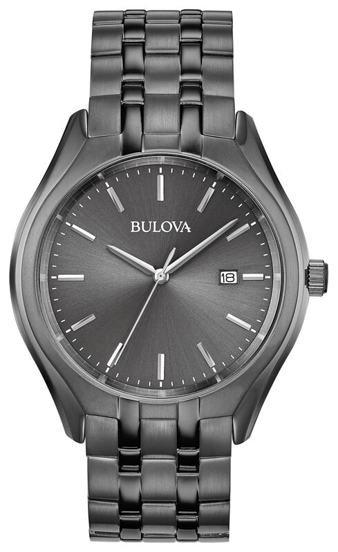 Bulova clearance gunmetal watch