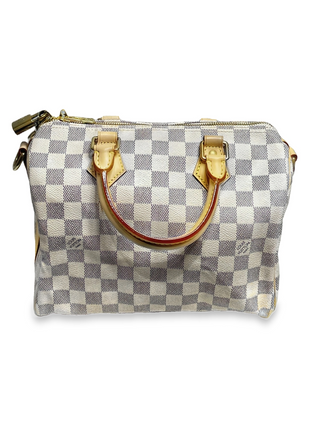 LOUIS VUITTON PRE-OWNED SPEEDY BANDOULIERE BAG IN DAMIER AZUR 25  