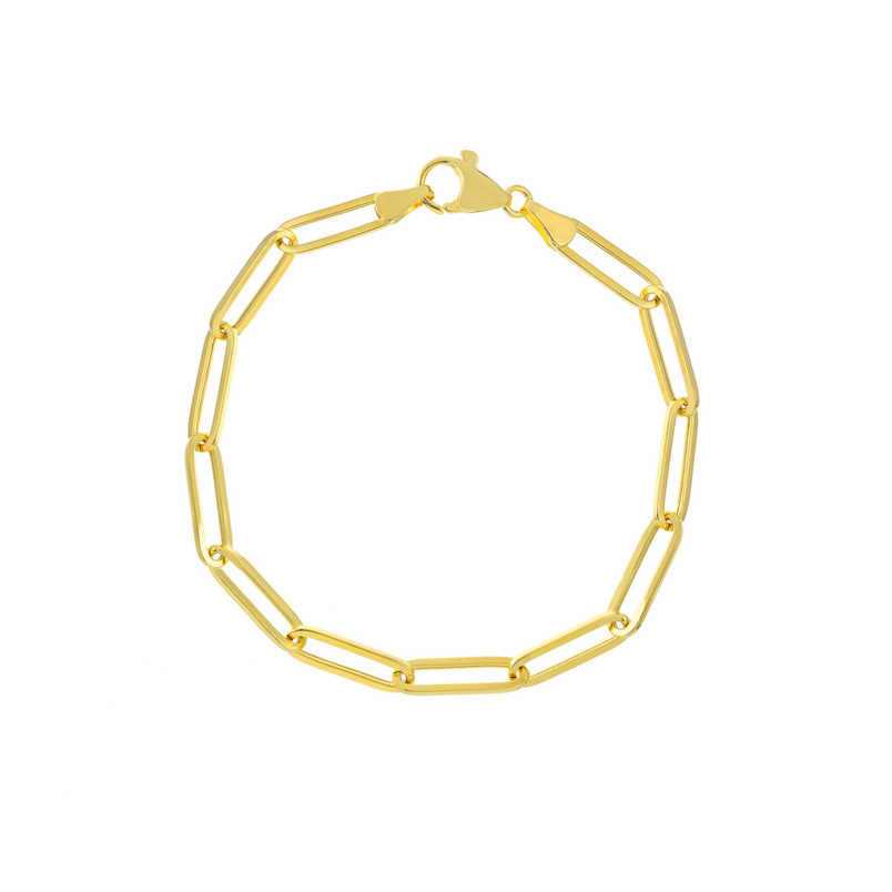 GOLD FILLED OVAL PAPERCLIP LINK 7