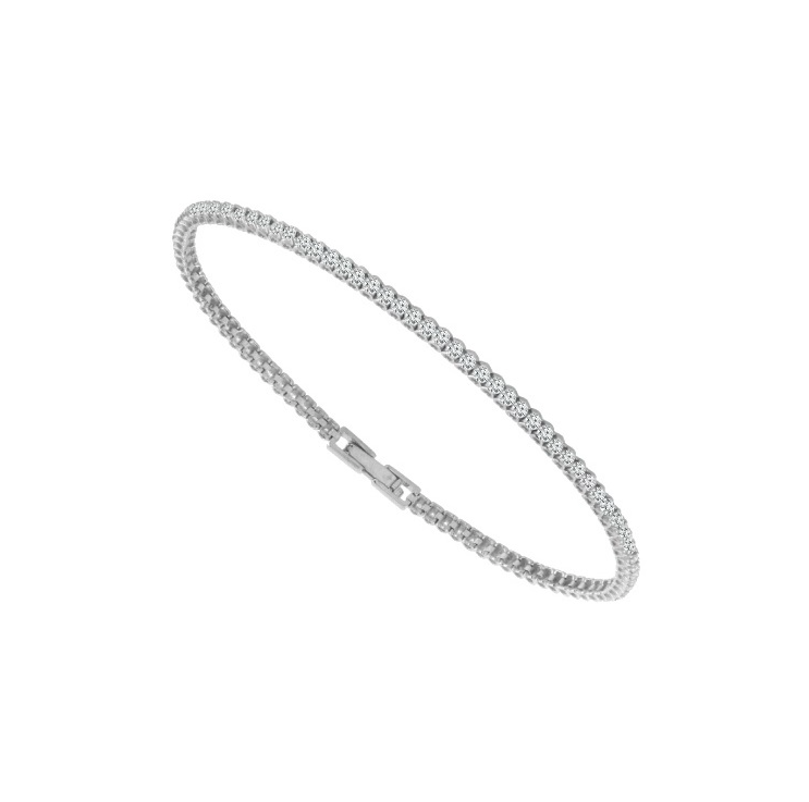 14K WHITE GOLD TENNIS DIAMOND 6.75