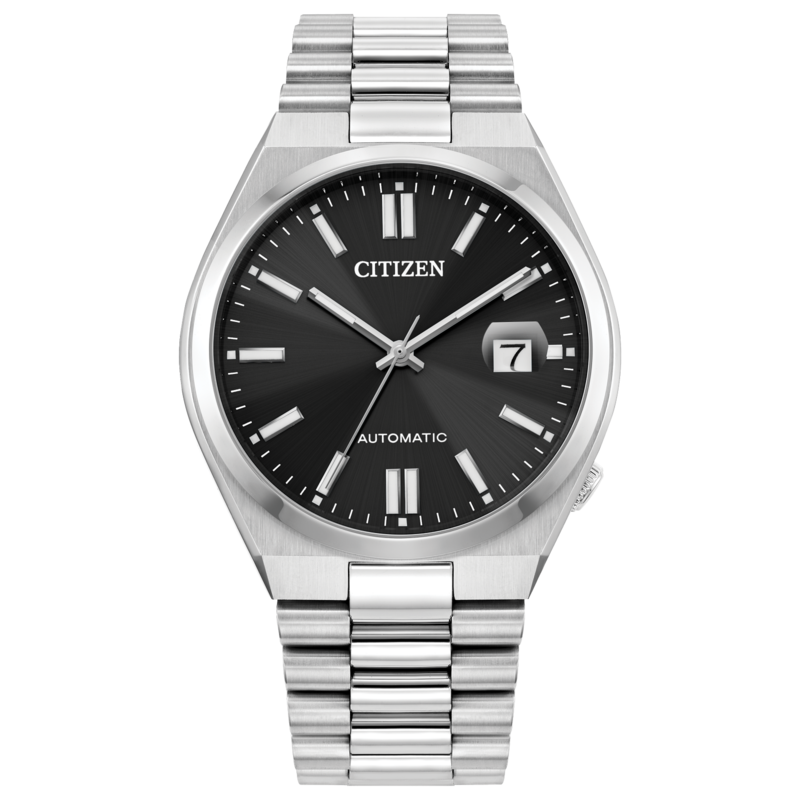 CITIZEN GENTS AUTOMATIC “TSUYOSA” COLLECTION WATCH WITH BLACK FACE