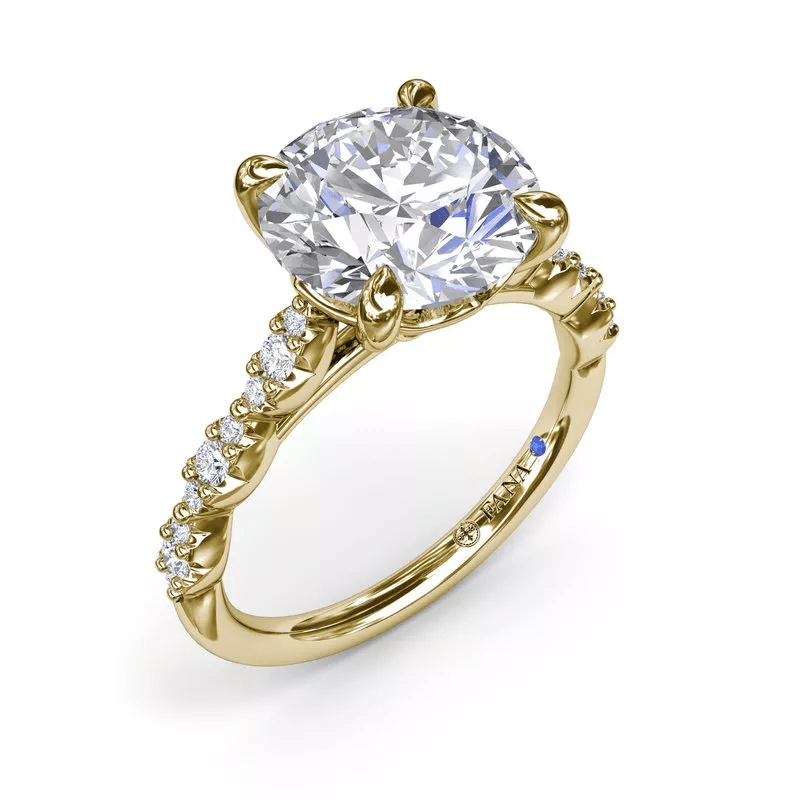 Round Engagement Ring Setting