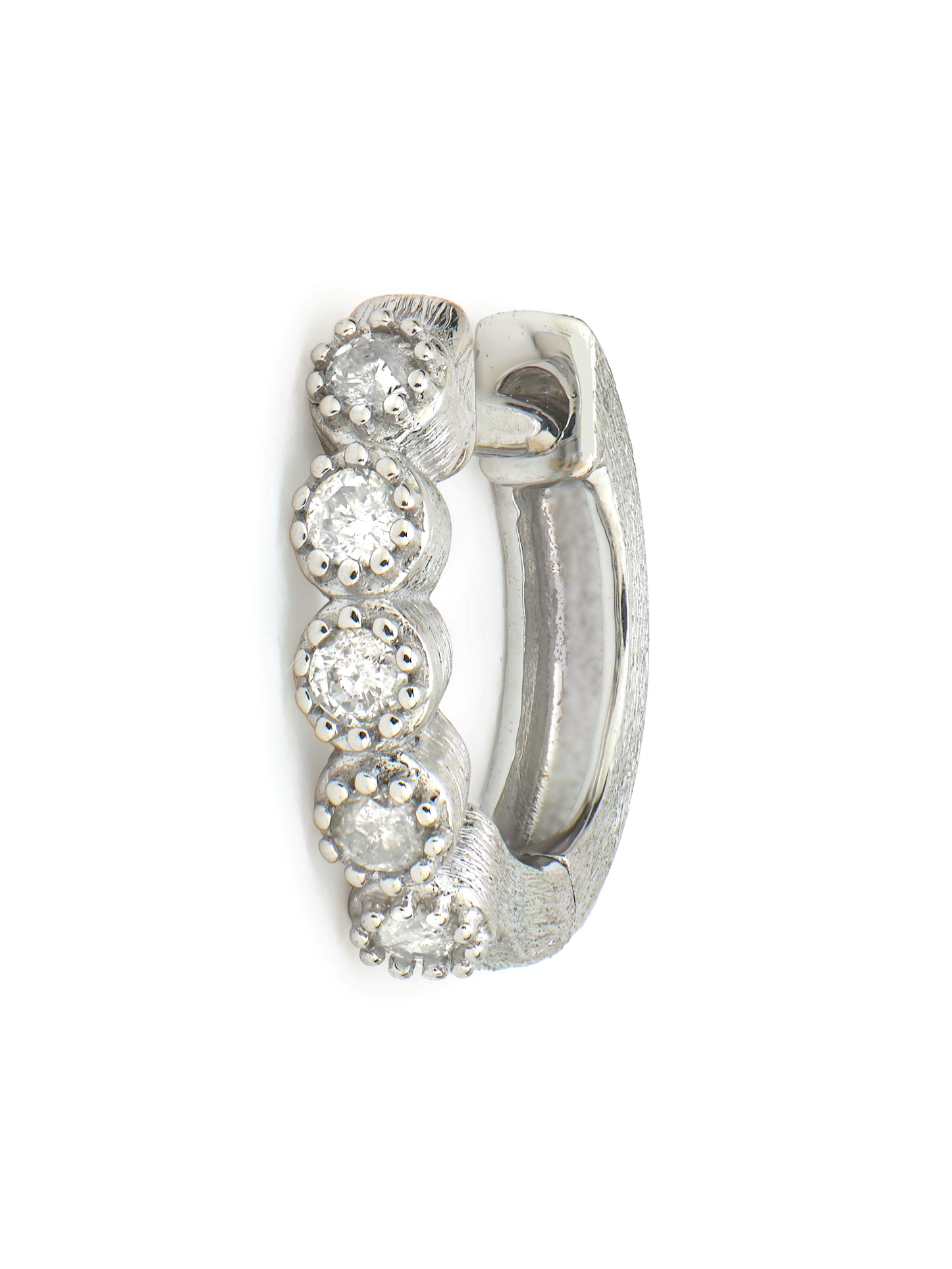 Jude Frances Petite Diamond Pave Key Earring Charm - Southern Avenue Company